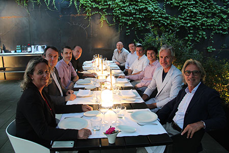 Architecture Night Dinner en el jardín del Hotel Alma en Barcelona