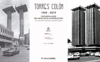 El Fernán Gómez. CC acoge la exposición Torres Colón: 50 años del inicio de su construcción