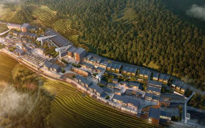 Latitude Architectural Group proyecta un complejo turístico en el Río Yangtsé en China