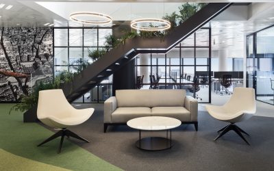 Nuevas oficinas de Aquila Capital + AQ Acentor en Torre Espacio (Madrid) por PLUG&GO