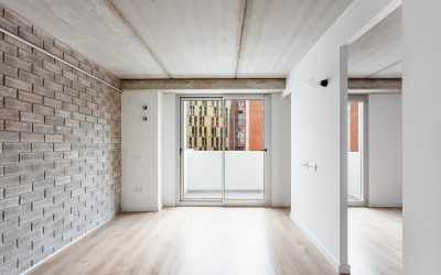 PENSI primer edificio industrializado entre medianeras de TAAB6