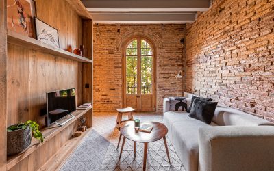 Un pequeño apartamento con mucho encanto, por Coblonal Interiorismo en Barcelona