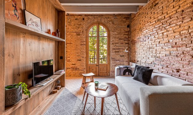 Un pequeño apartamento con mucho encanto, por Coblonal Interiorismo en Barcelona