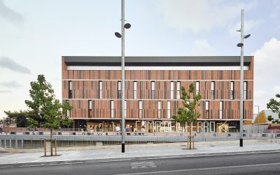AIA, Barceló-Balanzó arquitectes y GGG, autores de Camp del Ferro, el nuevo polideportivo de Barcelona