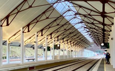 Inauguración de la nueva estación de viajeros de Canfranc realizada por Ingennus