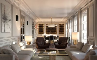 Ilmiodesign firman MABEL Villa de París, las viviendas más exclusivas de Madrid con fusión del estilo francés y milanés