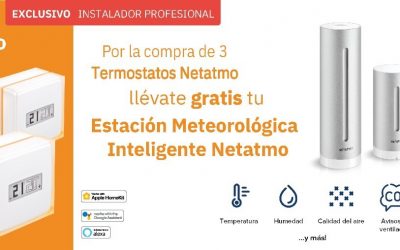 Legrand premia de nuevo al instalador, ahora con una estación meteorológica inteligente Netatmo