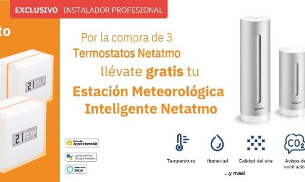 Legrand premia de nuevo al instalador, ahora con una estación meteorológica inteligente Netatmo