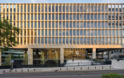 Se inaugura Polaris North Building, edificio de oficinas en Madrid para la era post-covid, por b720 Fermín Vázquez Arquitectos.