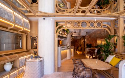 4Retail construye el nuevo restaurante Piropo en Madrid de DPoch Studio