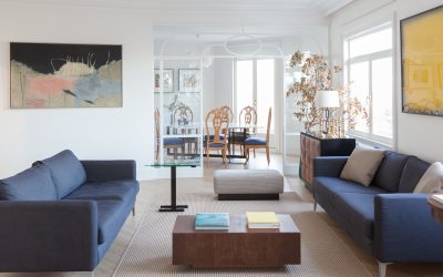 De oficina a vivienda ecléctica en el centro de Madrid por Iker López Estudio