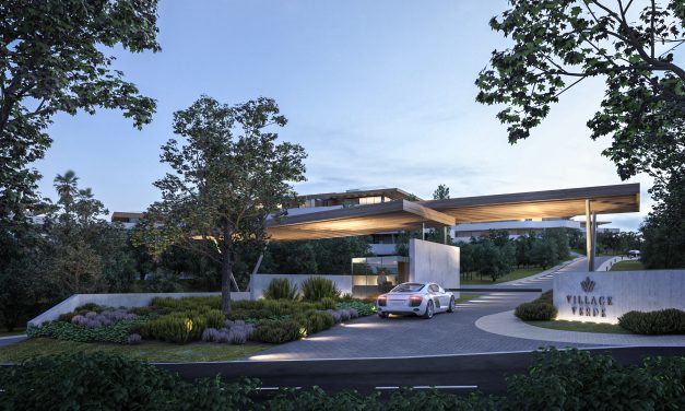 Primera piedra del proyecto Village Verde en Sotogrande diseñado por L35 Arquitectos