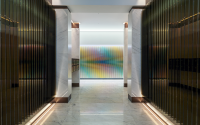 Un proyecto cromático de Carlos Cruz-Diez articula la reforma de Montalbán 11 en Madrid