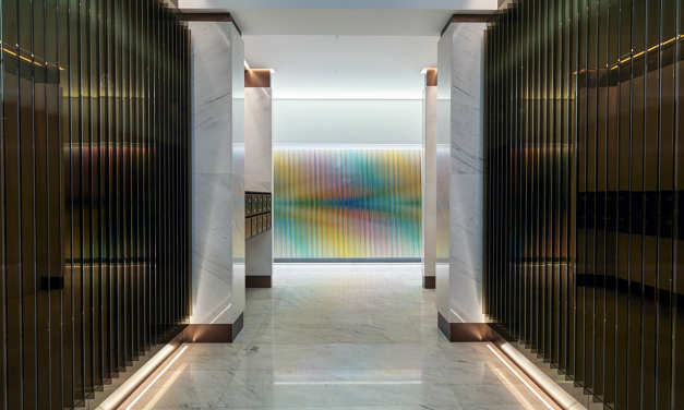 Un proyecto cromático de Carlos Cruz-Diez articula la reforma de Montalbán 11 en Madrid