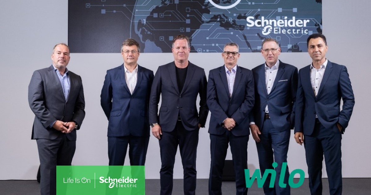 Wilo y Schneider Electric intensifican su colaboración con un partenariado estratégico