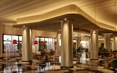 El Hotel Pez Espada revive su esplendor con el diseño de Ilmiodesign de sus zonas comunes
