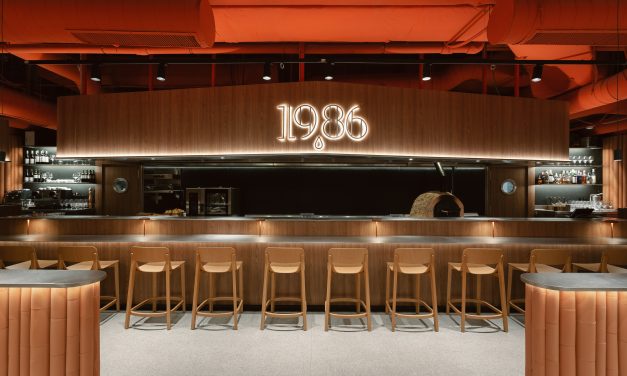 Stone Designs firma 19.86 by Rubén Arnanz, restaurante en la Galería Canalejas de Madrid