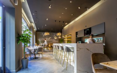 Morandi Arcela diseña el restaurante NODRAMA en Madrid