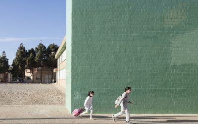 Pasarela de comunicación en el Colegio San Agustín de Almería
