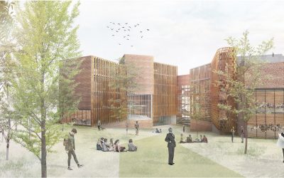 Amman Cánovas Maruri ganan el primer premio para el Aulario departamental URJC en Vicálvaro