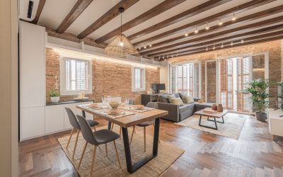 Arc Disseny marca el carácter de una vivienda con la fusión de tres estilos de interiorismo