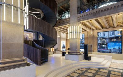 Studio Banana y Design Bridge and Partners fusionan pasado y futuro en la nueva «flagship» de Movistar