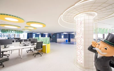DOBLEESE diseña las nuevas oficinas de Hasbro Iberia en Valencia