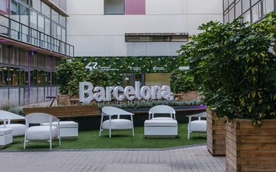 118 Studio convierte el patio del Campus 42 Barcelona en el pulmón del proyecto